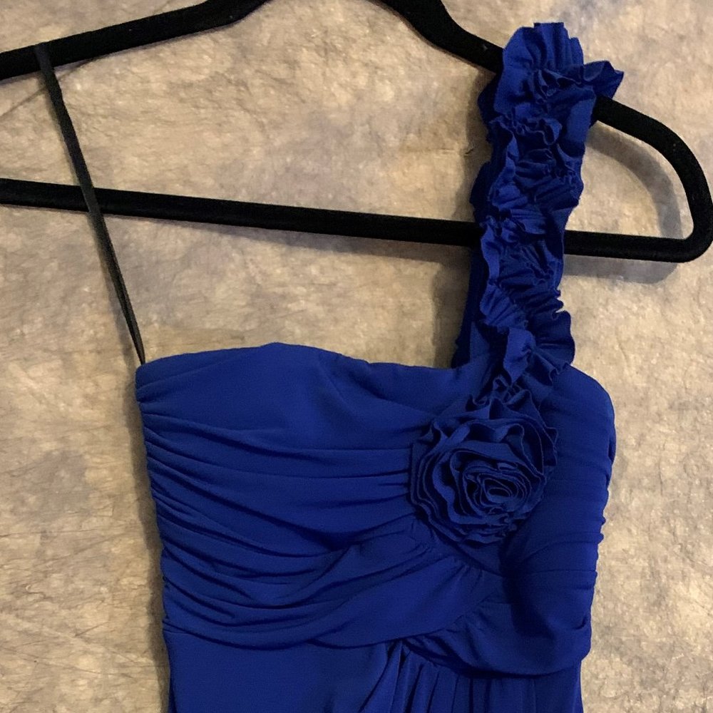 Blue prom dress